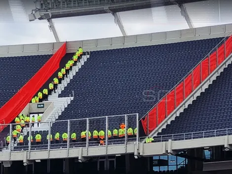 Seguridad extrema: así luce el sector para los hinchas de Libertad en el Monumental