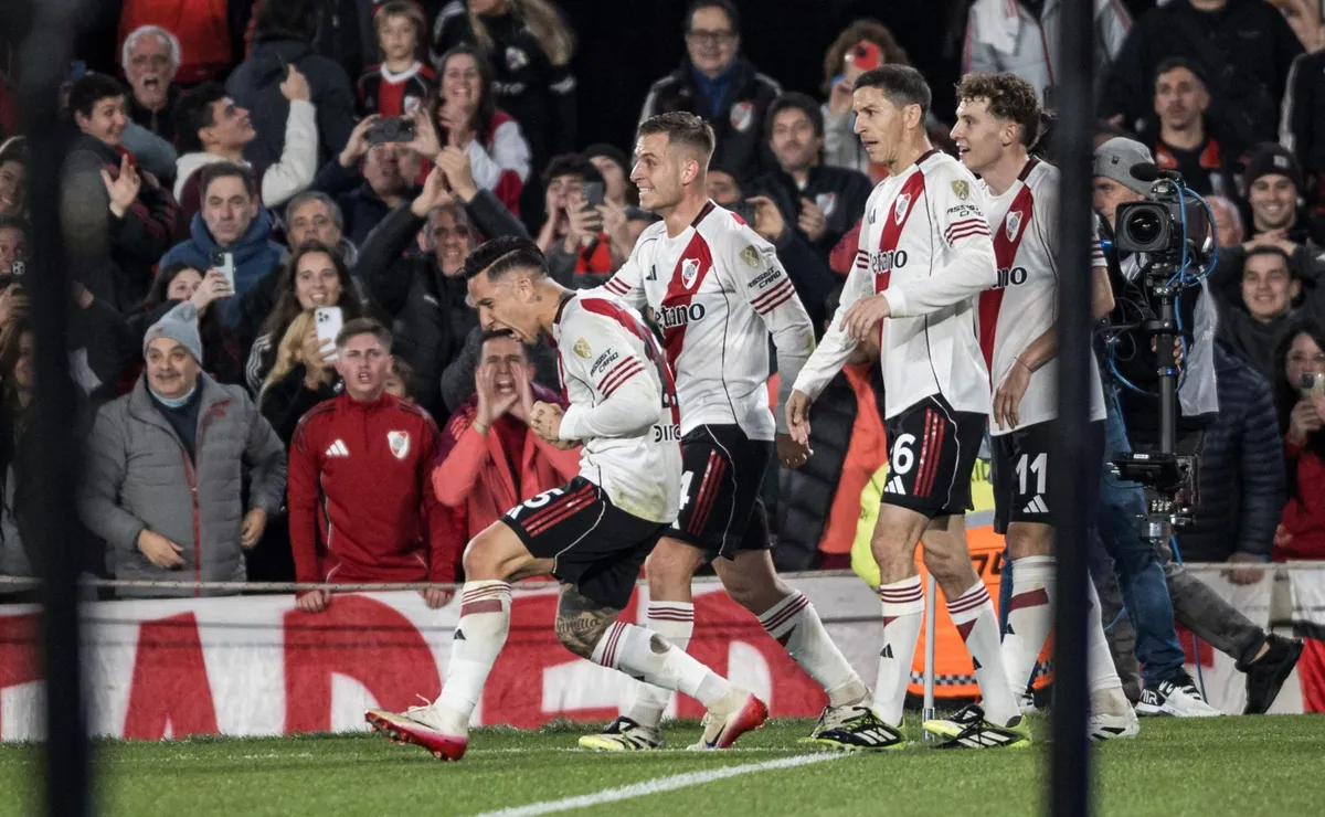 Los que serán titulares en River ante Palmeiras.