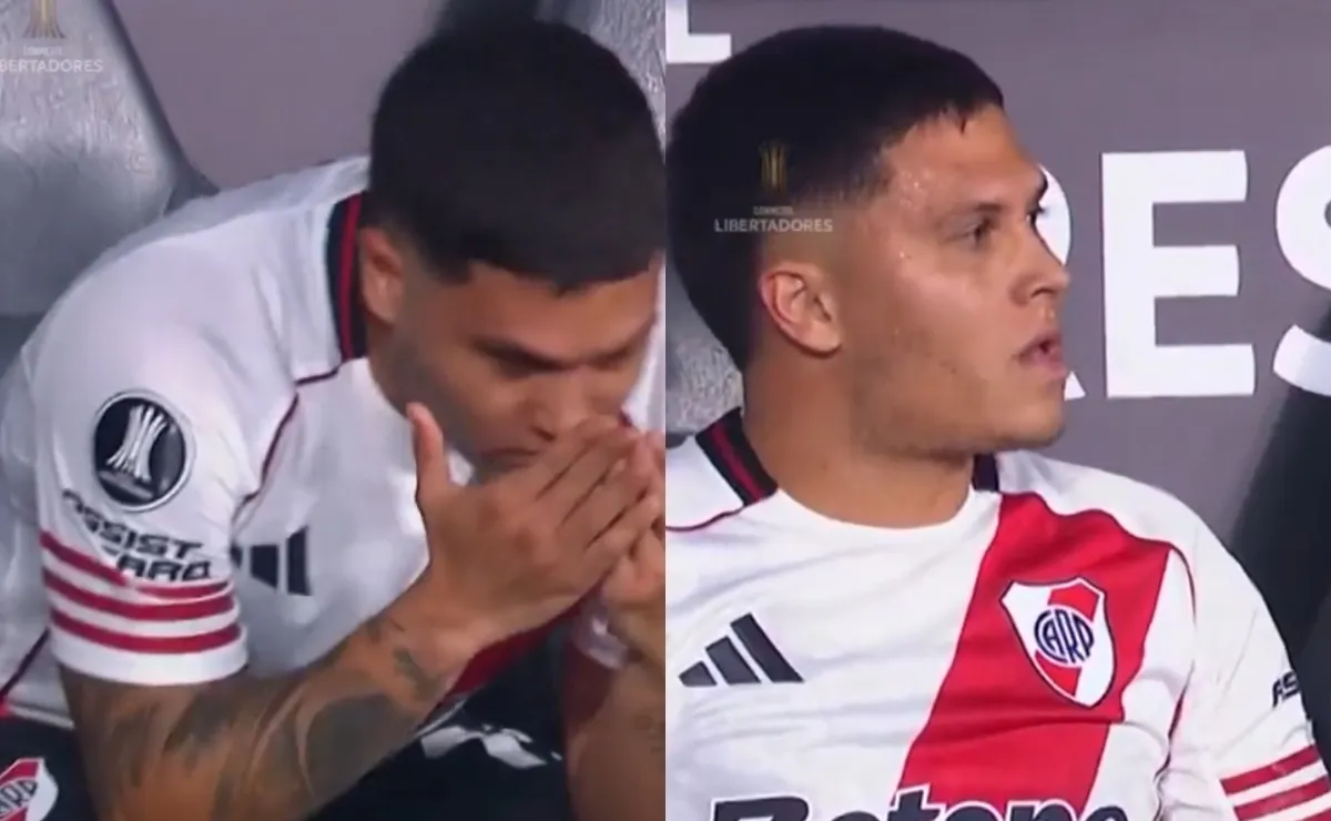 Quintero salió por la expulsión de Galoppo (Captura Conmebol).
