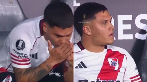 Quintero salió por la expulsión de Galoppo (Captura Conmebol).