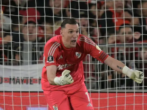 Emotivo: el llanto de Armani tras atajar el penal y darle la clasificación a River