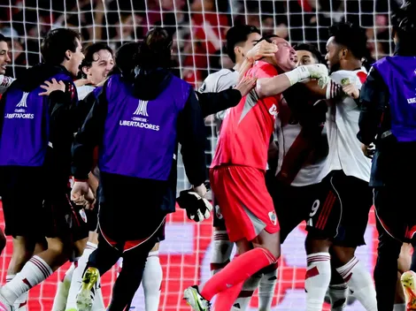 No se vio: quién fue el primero en ir a abrazar a Armani tras los penales