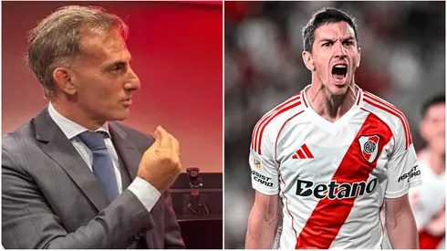 Diego Latorre se rindió ante la entrega de Nacho Fernández en River vs Libertad en Copa Libertadores 2025.