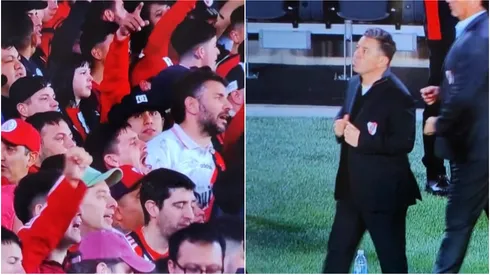 Momento clave previo a los penales en River vs Libertad con el reconocimiento de Gallardo a la hinchada de River.