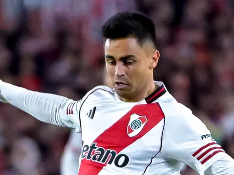 Pity Martínez se resintió de una lesión y será baja por varios días en River