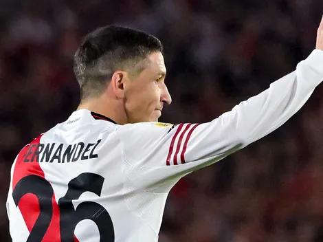 Nacho Fernández y un partido que le valió muchos elogios del hincha de River