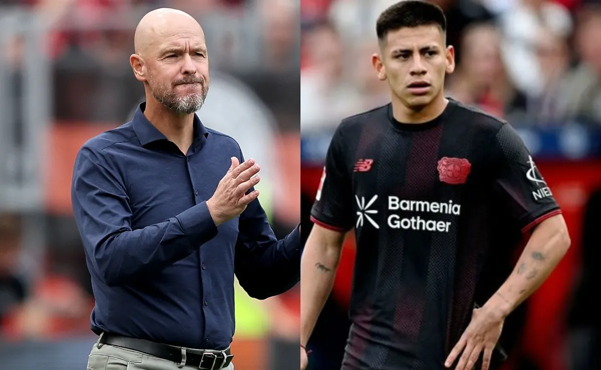 Ten Hag llenó de elogios a Echeverri.