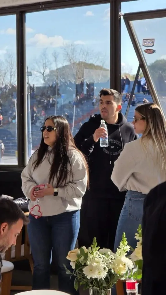 Acuña estuvo en el Autódromo.