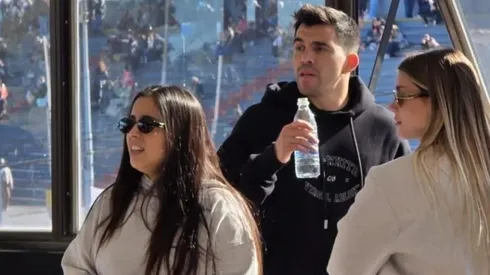 Acuña estuvo en el Autódromo de Buenos Aires.