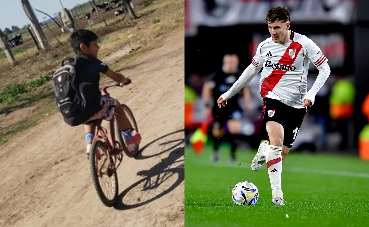 El chico de Santa Fe que pedalea 18 kilómetros para ser futbolista.