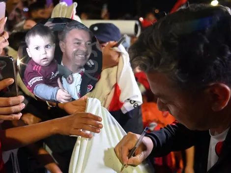 VIDEO | El tierno gesto de Gallardo con un pequeño hincha en Mendoza