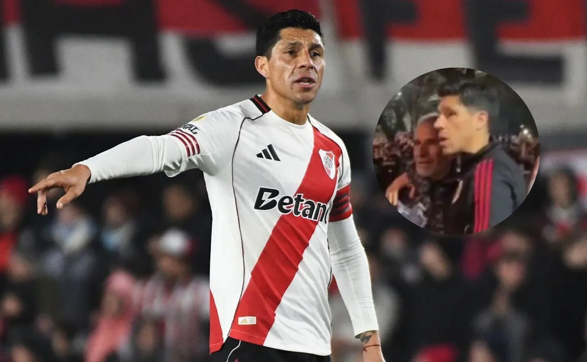 Lindo reencuentro del mediocampista de River.