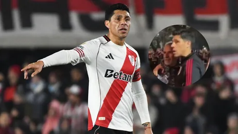 Lindo reencuentro del mediocampista de River.