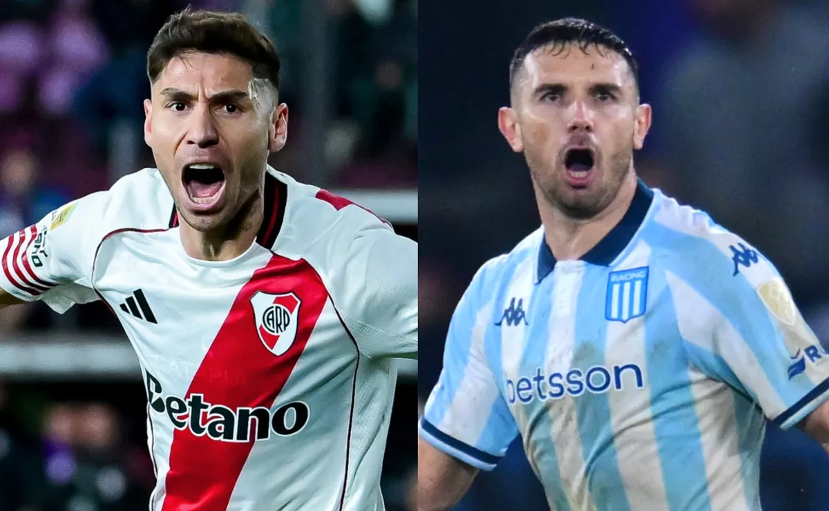 River y Racing se verán las caras en cuartos de final de la Copa Argentina. (Fotos: Getty).