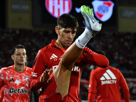 Rivero la rompió ante Unión, fue la figura de River y lo piden de titular vs. Palmeiras