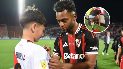 El inesperado regalo que Borja le hizo a un hincha luego de clasificar