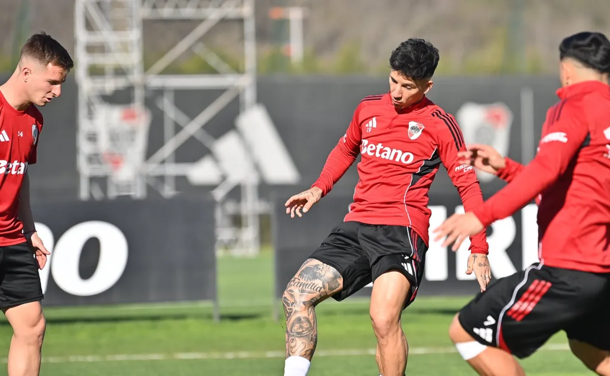 River se prepara para el próximo partido.