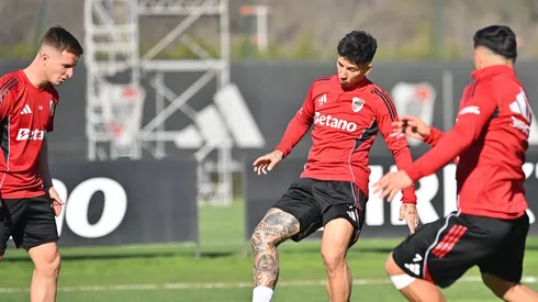 River se prepara para el próximo partido.