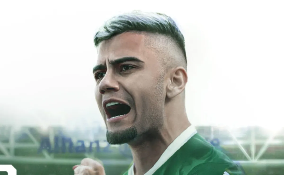 Palmeiras presentó a su nuevo refuerzo.