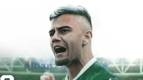 Palmeiras presentó a su nuevo refuerzo.