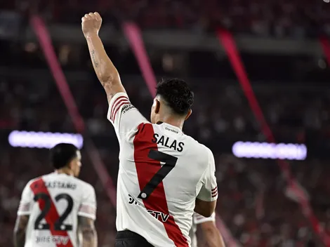 Gol y ovación: el partidazo de Maxi Salas y el reconocimiento de todo el Monumental
