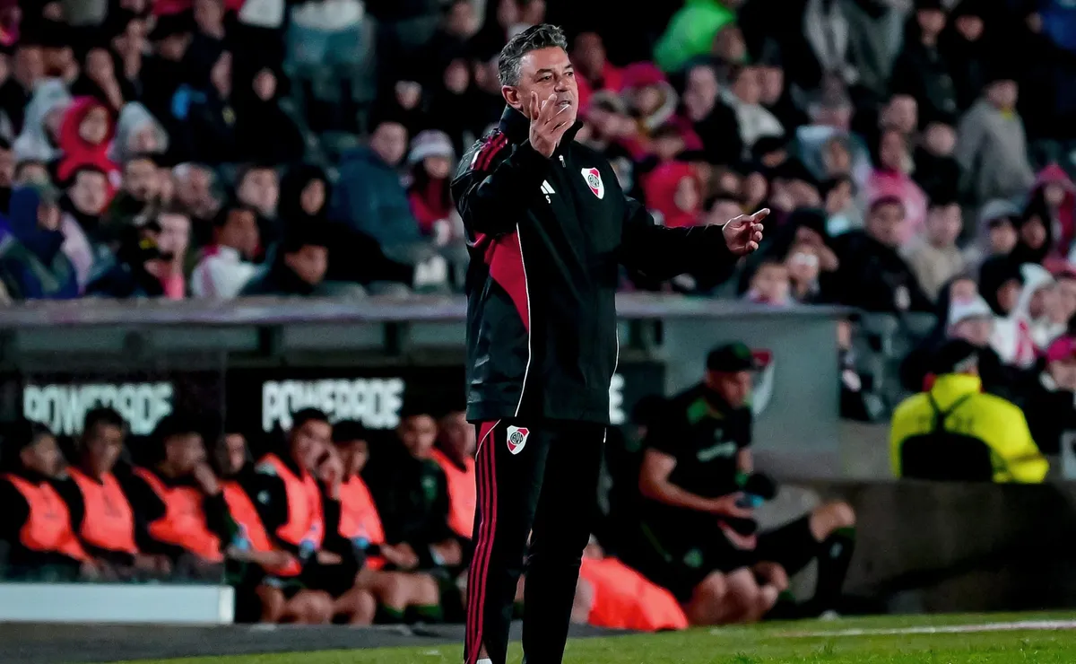 Gallardo no habló después de la victoria de River.