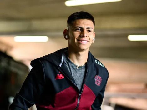 El Diablito Echeverri sorprendió y habló de la serie con Palmeiras