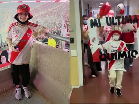 Valen, el pequeño hincha de River que superó el cáncer, fue invitado al Monumental