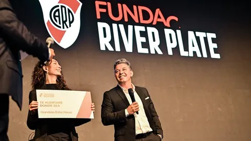 Gallardo, presente en la cena de Fundación River.