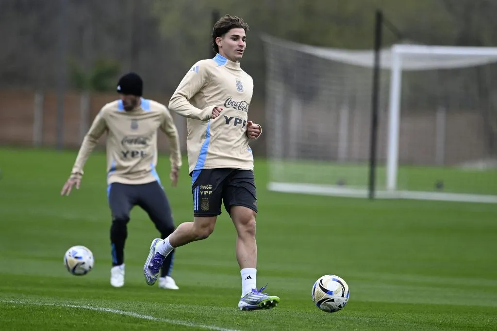 Julián Álvarez, el 9 de Argentina.