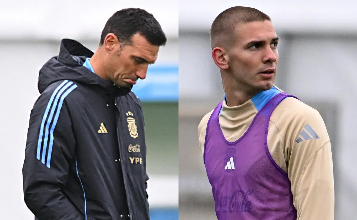Scaloni tomó una decisión con Mastantuono y Echeverri.