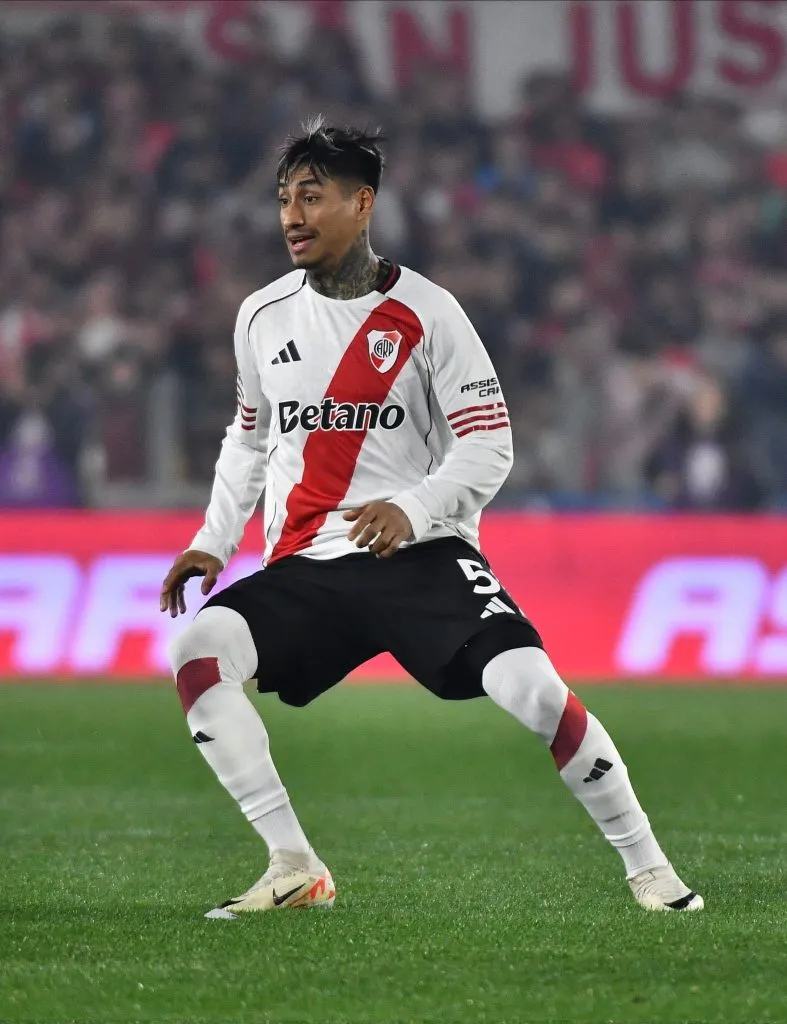 Portillo jugó de volante central frente a San Martín de San Juan el pasado domingo.