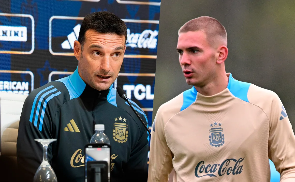 Scaloni habló sobre Mastantuono.