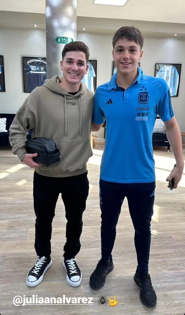 Buratti y su encuentro con Julián en el predio de AFA