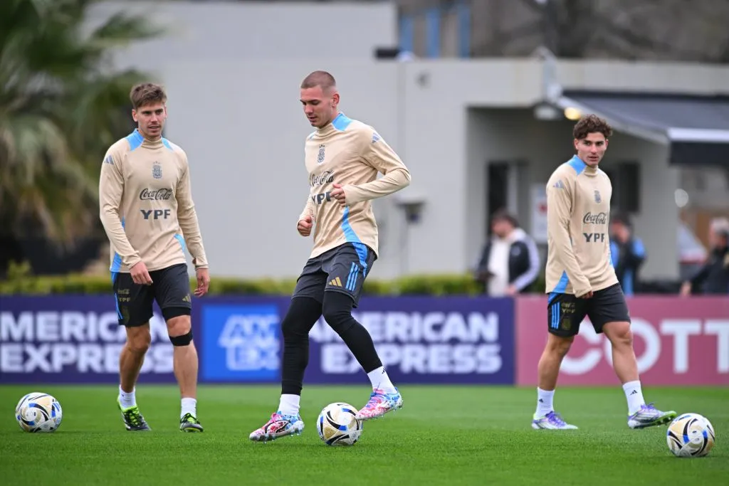 Argentina se entrena pensando en Venezuela. (getty)