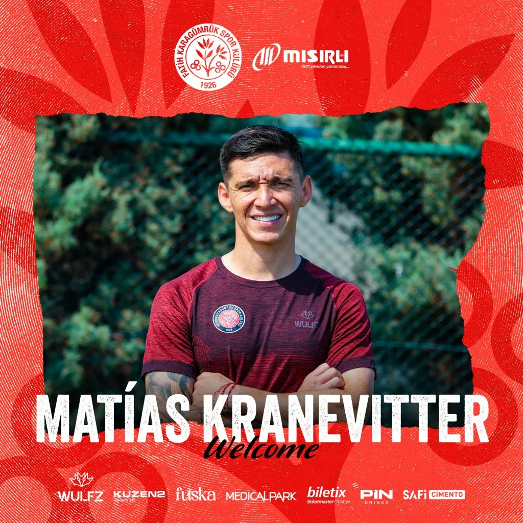 Kranevitter fue presentado en su nuevo club en Turquía.