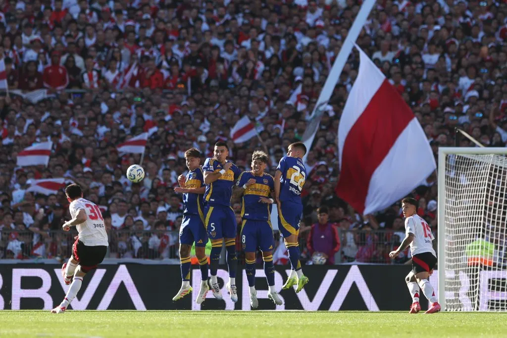 La pelota del gol a Boca fue subastada. (Getty)
