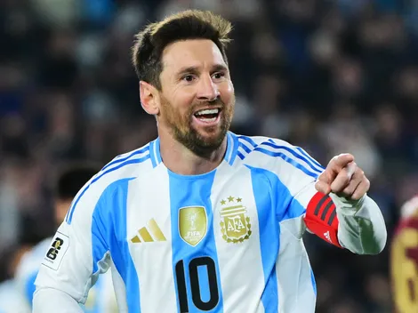 Argentina goleó a Venezuela en el Monumental con un recital de Messi