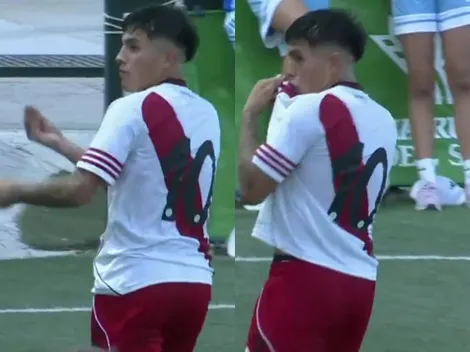 El gesto de un juvenil de River a la hinchada de Real Madrid en la eliminación del Mundial de Clubes Sub 18