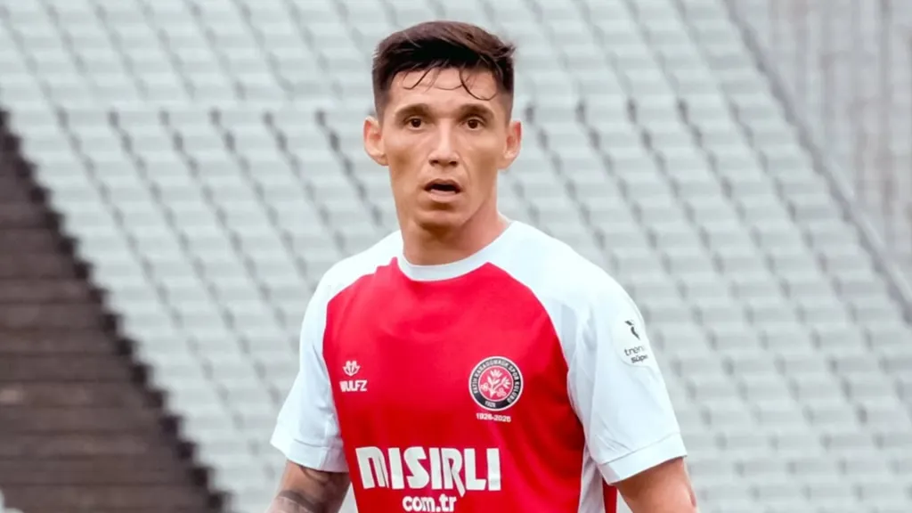 Kranevitter apenas jugó un amistoso desde su llegada a Fatih Karagümrük en septiembre pasado. (Instagram de Matías Kranevitter)