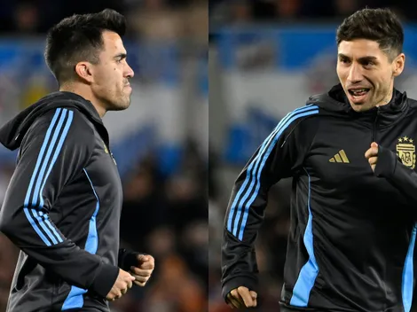 Compromiso: Acuña y Montiel se entrenaron con River, pese a tener el día libre