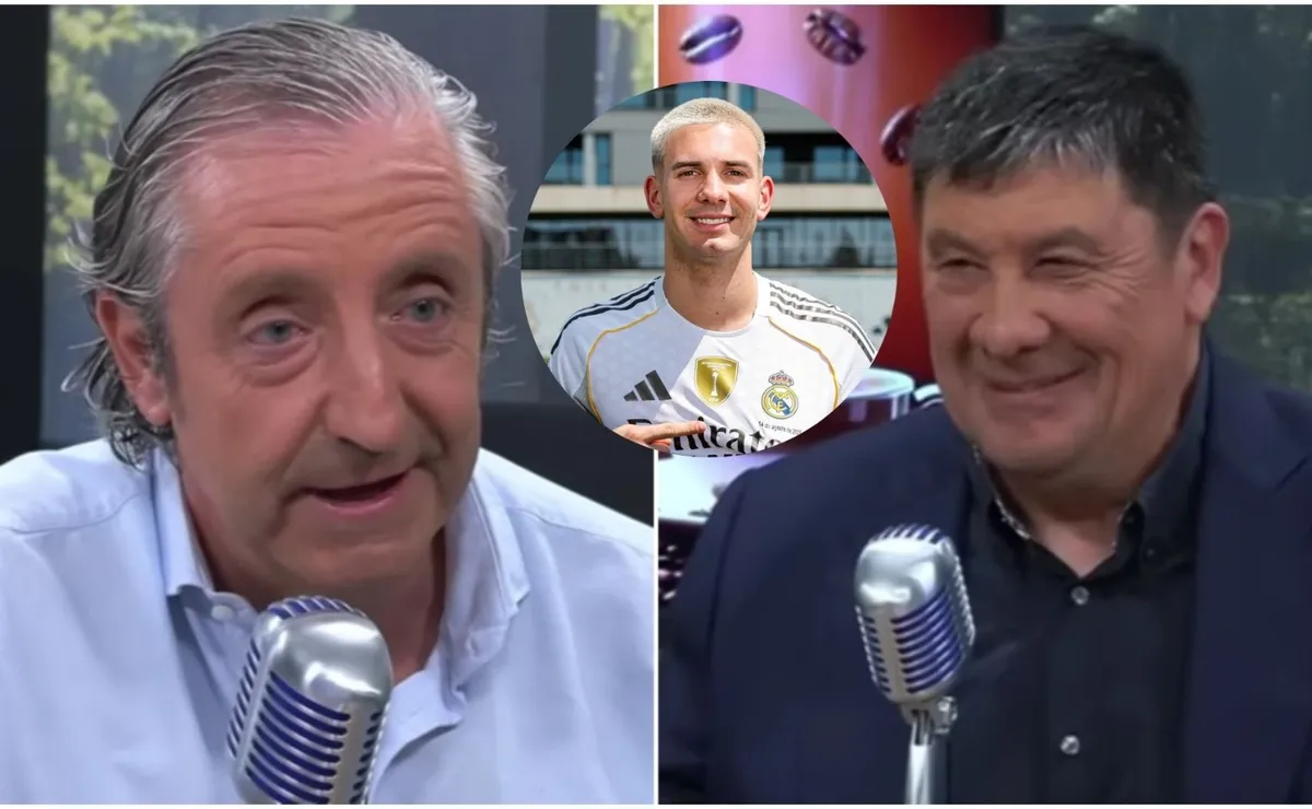 El Mono Burgos hizo una broma sobre Franco Mastantuono que hizo reír a Josep Pedrerol, conductor de El Chiringuito.