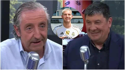 El Mono Burgos hizo una broma sobre Franco Mastantuono que hizo reír a Josep Pedrerol, conductor de El Chiringuito.