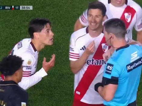 VIDEO | Martínez Quarta se fue expulsado por doble amarilla y Gallardo explotó