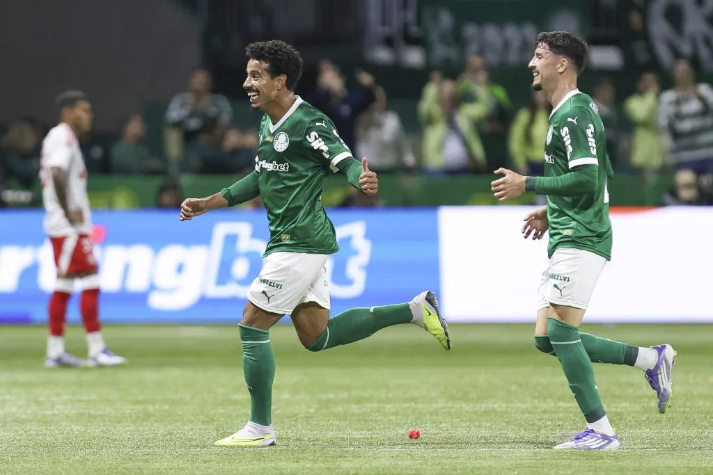 Palmeiras jugó el sábado ante Inter de Porto Alegre y lo goleó 4 a 1. (Foto: Getty).