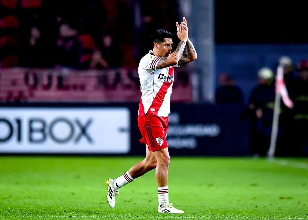 Enzo Pérez fue ovacionado en La Plata. (Getty)