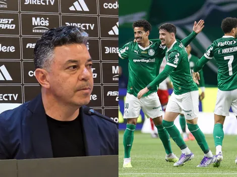 ¿Línea de tres centrales contra Palmeiras? Qué dijo Gallardo