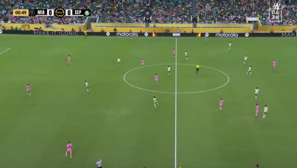 Palmeiras y su parado táctico ante Inter Miami en el Mundial de Clubes.