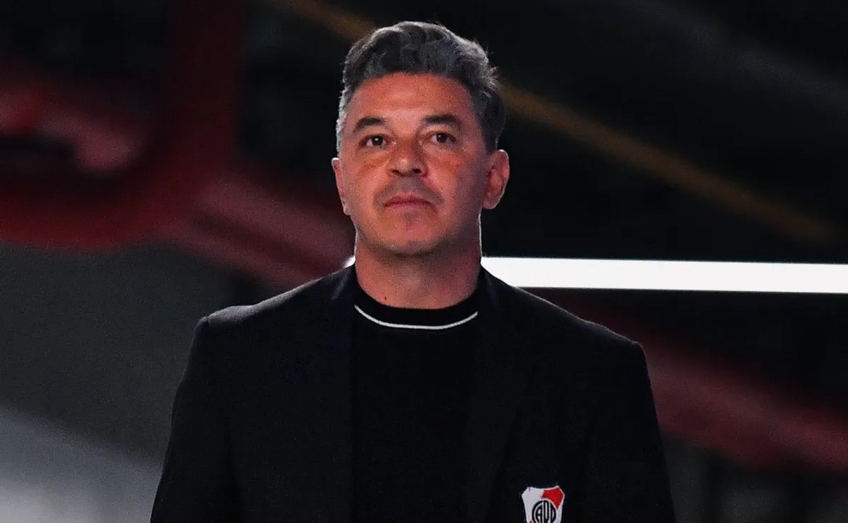 Gallardo definió el once para jugar ante Riestra en el Monumental.