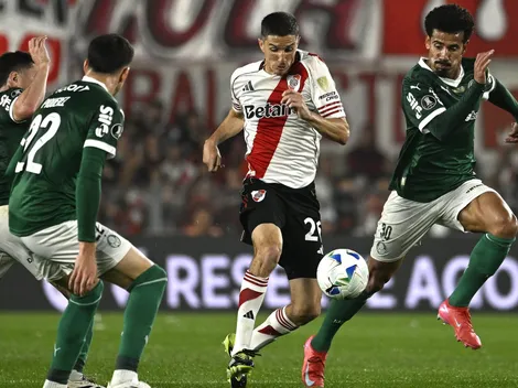 River regaló el primer tiempo y cayó 2-1 ante Palmeiras: se define en Brasil